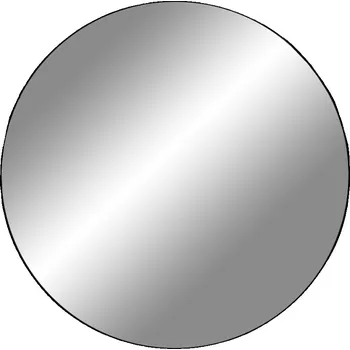 Zrcadlo Nordic Living Černé kulaté závěsné zrcadlo Vincent 100 cm