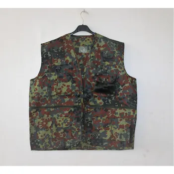 Pánská vesta VEST Vesta s kapsami - flecktarn Velikost: M