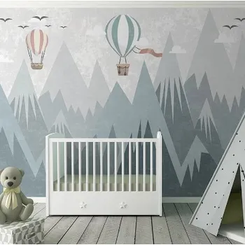 Fototapeta Solution Media 3D tapeta - Balóny v horách MU3382 6 - Samolepící tapeta - 380-450g/m2