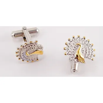 Manžetový knoflíček Manžetové knoflíky - stříbrná, zlatá - rozměr 2 cm x 1 cm