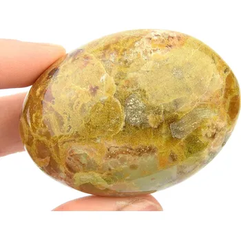 Přírodní kámen Zelený opál sběratelský kámen (86g)