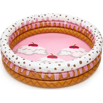 Nafukovací dětský bazén BESTWAY 51144 zmrzlina 3kruhy 160x38 cm