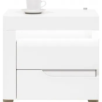 Noční stolek Noční stolek Irma, levý - bílý