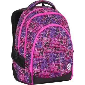 Školní batoh Bagmaster DIGITAL 7 B PINK/VIOLET
