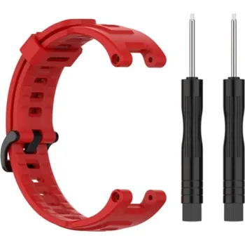 Příslušenství k chytrým hodinkám Silikonový řemínek pro hodinky Amazfit T-REX a T-REX PRO Barva: Červená