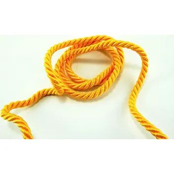Příze Točené šňůry - více barev - průměr 0,7 cm žlutá