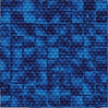 AVfol Decor Protiskluz - Mozaika Modrá Electric, 1,65m šíře, 1,5mm, role 20m