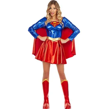 Karnevalový kostým Funiglobal - Kostým sexy Supergirl - XL