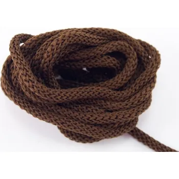 Příze Polyesterové oděvní šňůry - více barev - průměr 0,4 cm hnědá_1881