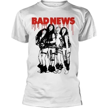 Pánské oblečení Bad News Band White S Tričko