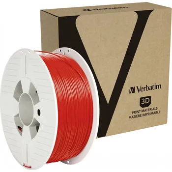 Příslušenství k 3D tiskárně Verbatim 55053 55053 vlákno pro 3D tiskárny PETG plast 1.75 mm 1 kg červená 1 ks