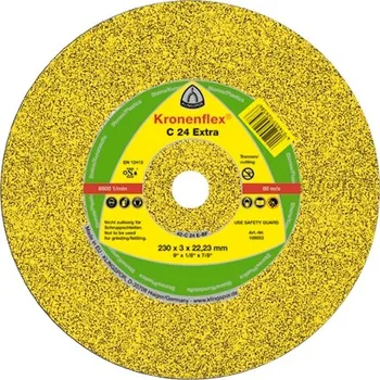 Řezný kotouč Řezný kotouč kronenflex, c 24 extra, vydutý, 230x3x22,23, pro ruční řezání