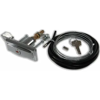 Pohon brány Zapuštěná klika se zámkem pro odblokování pohonu