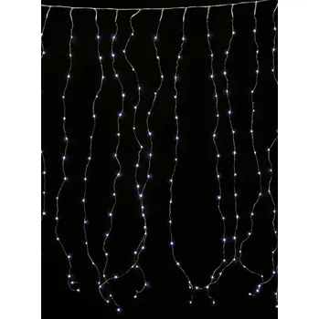 Guirca - Vánoční závěs mikro světla - bílá -