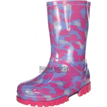 Chlapecké holínky Demar Twister Print 0036 0037 srdce 28