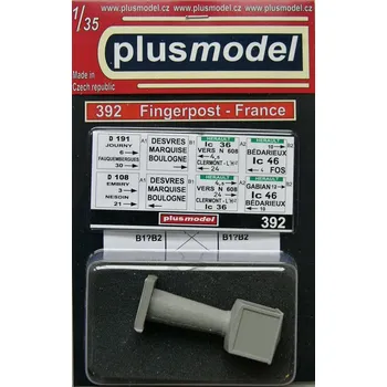 Plastikový model Plusmodel 1/35 Fingerpost - France