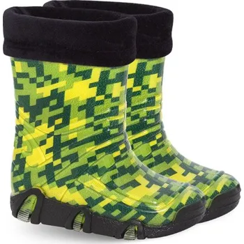 Chlapecké holínky Dětské zateplené holínky BIGHORN Bigi Lux 1532 D Miner Velikost 21-22