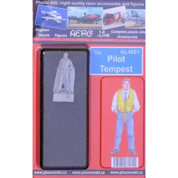 Plastikový model Plusmodel 1/48 Pilot Tempest (1 fig.)