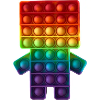 POP IT Pop It antistresová hračka Robot rainbow