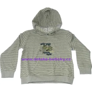 Chlapecká mikina Pleas 154953-202 šedé melé 116