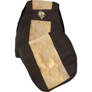 Potah sedadla Autopotahy textilní pro SCANIA R, černo-béžová barva (č. 138)