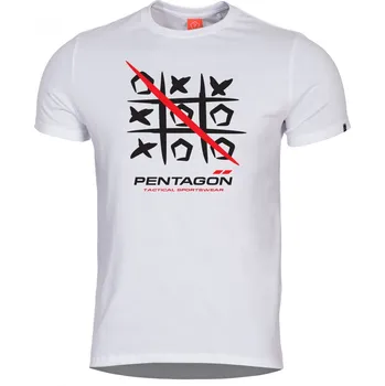 Pánská móda PENTAGON triko 3T BÍLÉ
