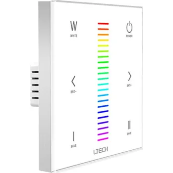 Ovladač světel Dotykový ovladač RGBW na stěnu E4