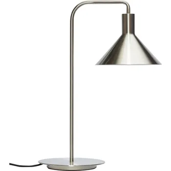 Lampička Stříbrná kovová stolní lampa Hübsch Solo