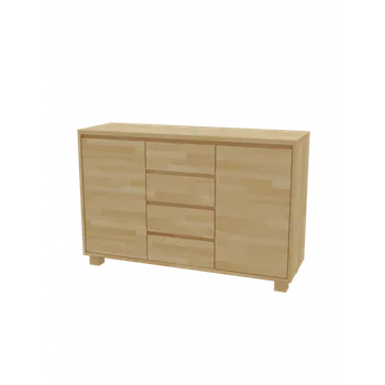 Komoda Komoda VK-2D-4Z, Mrava Výběr moření: Wenge, Druh dřeva: Bukový masiv