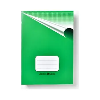 Sešit Školní sešit Bobo A4 465, čtverečkovaný, bezdřevý, 60 listů