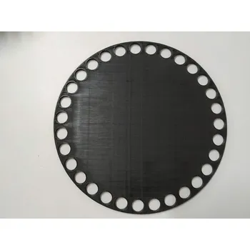 Víko/dno na košík 14,5cm - plné černá