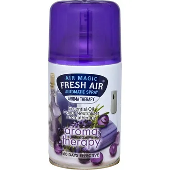 Osvěžovač vzduchu Fresh Air náplň Aroma therapy 260ml (Osvěžovač vzduchu do strojků AIR WICK FreshMatic. Osvěžovač vzduchu | Náplň do osvěžovače vzduchu | Osvěžovač vzduchu ve spreji | Aromaterapeutický osvěžovač vzduchu | Fresh Air | Náplň Fresh Air | Osvěžovač vzduchu)
