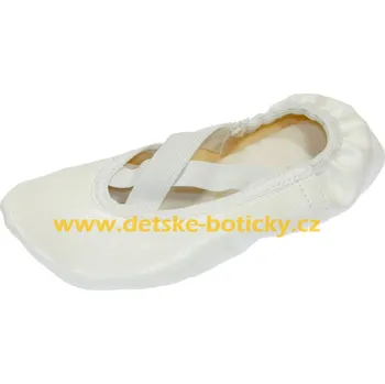 Dámská fitness obuv Gymnastické cvičky bílé 33,5 (22)