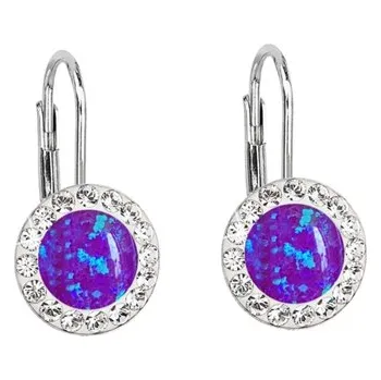 Náušnice Dámské stříbrné opálové naušnice SVLE0396SH2O400