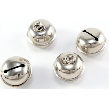 Vánoční dekorace Rolnička - stříbrná - průměr 1,5 cm