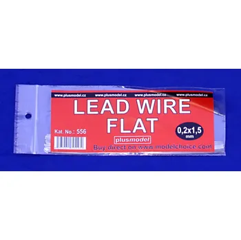 Plusmodel Lead wire FLAT 0,2 x 1,5 mm