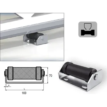 DRIVESHAFT 100 - Podpěrná konzola s kladkou 100 mm