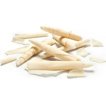 Čokoláda Čokoládové hobliny dlouhé (bílé) 2,5 kg/kart