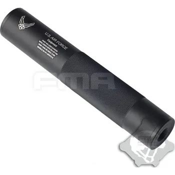 FMA FMA tlumič U.S. Air Force Type 35x198 mm - Černá