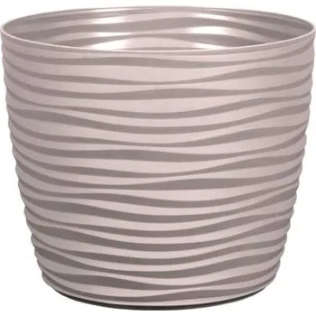 Obal na květináč Nohel Garden Sahara Petit 23 cm hnědý/šedý