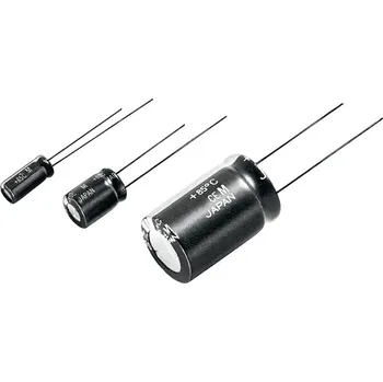 Kondenzátor Panasonic ECA2CHG100B elektrolytický kondenzátor radiální 5 mm 10 µF 160 V 20 procent (Ø x d) 10 mm x 12.5 mm 1 ks