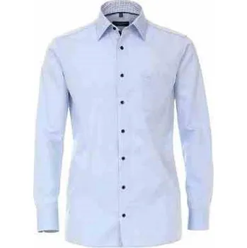 Pánská košile Pánská košile Casa Moda Comfort Fit popelínová modrá dlouhý rukáv vel. 48 - 56 (3XL - 7XL) - 54