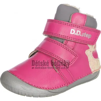 Dívčí polobotky D.D.step 070-755 dark pink 20