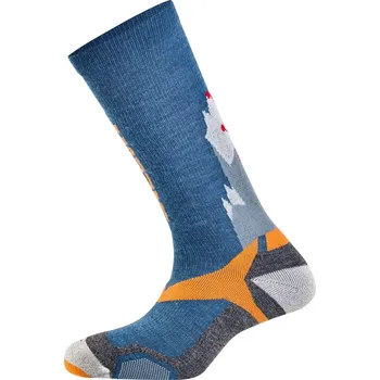Pánské ponožky Salewa All Mountain Sock blue orange - EUR 35-37
