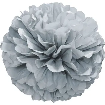 Unique - Dekorativní stříbrná bambule – Basic Colours Line -