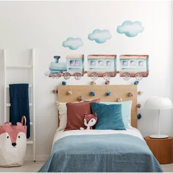 Samolepící dekorace DEKORACJAN Nálepka na zeď - vláček