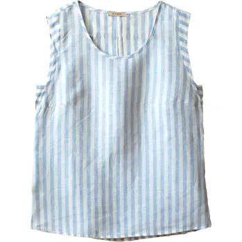 Dámská halenka Snový svět Lněná halenka Marie - modrá Rozměr oblečení: vel. 46