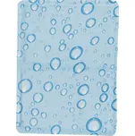 Trixie Chladící podložka M pro zvířata, motiv bublinky 50x40cm modrá