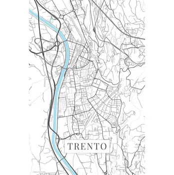 Plakát Plakát, Obraz - Trento white