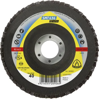 Brusný talíř Brusný lamelový talíř, vydutý, smt 636 supra, 125x22,23/40